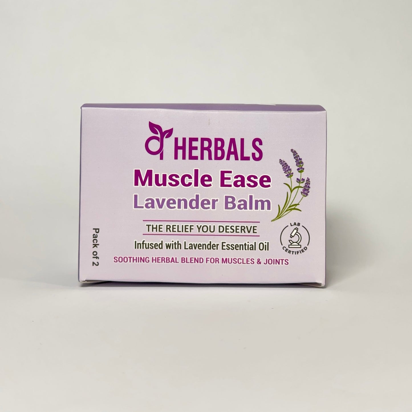 Muscle Ease Lavender Balm (Pack Of 2)