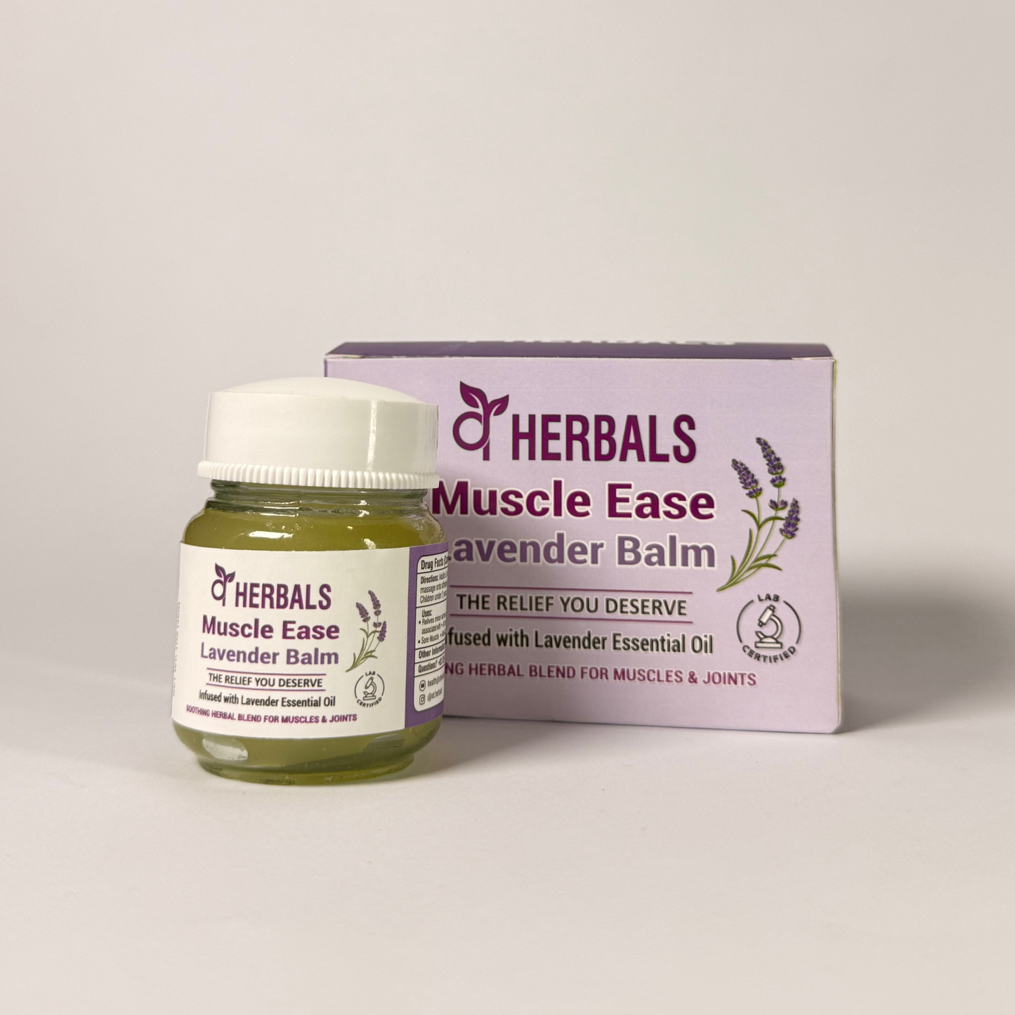 Muscle Ease Lavender Balm (Pack Of 2)