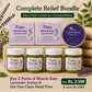 2 Packs of Muscle Ease Lavender Balms + 1 Calm Head FREE