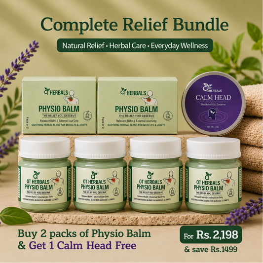 2 Packs of Physio Balms + 1 Calm Head FREE